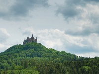 DSC03422  Hohenzollern Castle: still owned by the Prince of Prussia, built in the 19th century for the Hohenzollern Dynasty