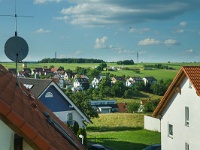 DSC03450  bedroom views in the rural Stuttgart region.