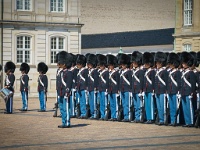 DSC02334  The Royal Guard outside Amalienborg Palace